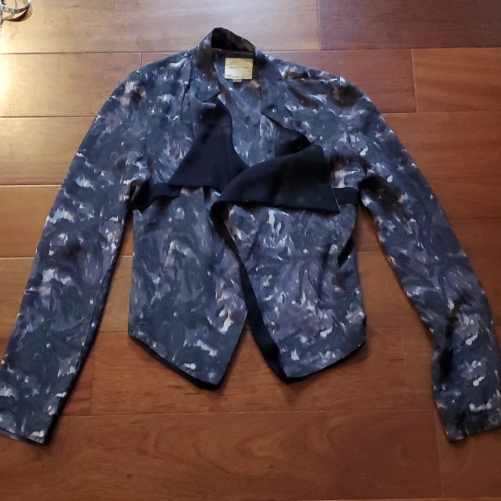 Silence and Noise silk black jacket